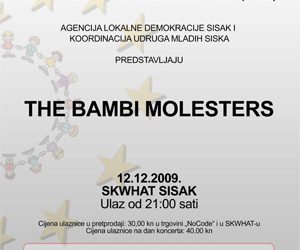 THE BAMBI MOLESTERS sviraju sisačkim volonterima i onima koji će to tek postati