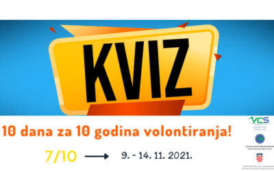 NAGRADNI NATJEČAJ- Novi mali online kviz o volontiranju spreman je za igru!