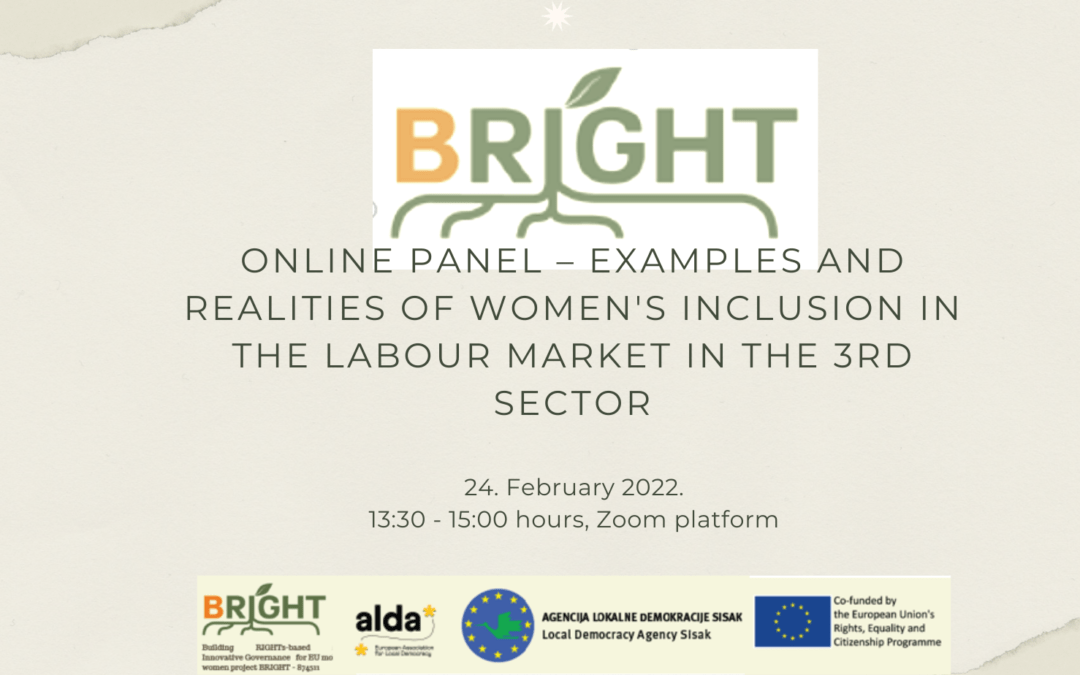 Online panel – Examples and realities of women’s inclusion in the labour market in the 3rd sector