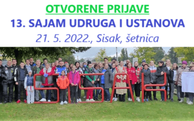 Otvorene prijave za sudjelovanje na 13. Sajmu udruga i ustanova