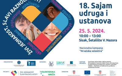 Otvorene prijave za sudjelovanje na 18. Sajmu udruga i ustanova u Sisku