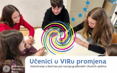 Publikacija projekta VIR i preporuke za razvoj školskog volontiranja