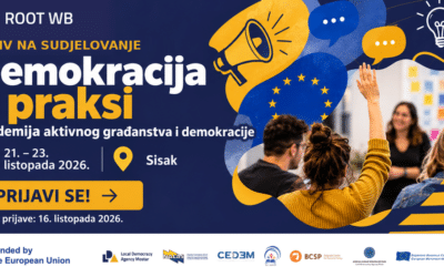 Demokracija u praksi: Tri dana za ideje koje mijenjaju zajednicu – prijavite se!